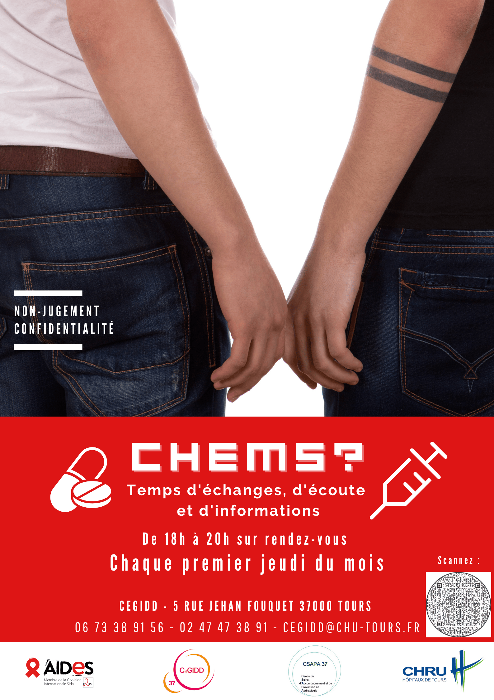 Permanence chemsex Tours 37